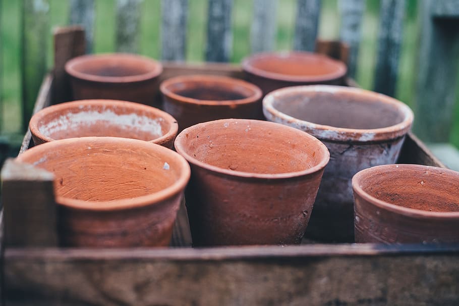 things, pot, vase, brown, wood, wooden, bokeh, pottery, wood - material HD wallpaper