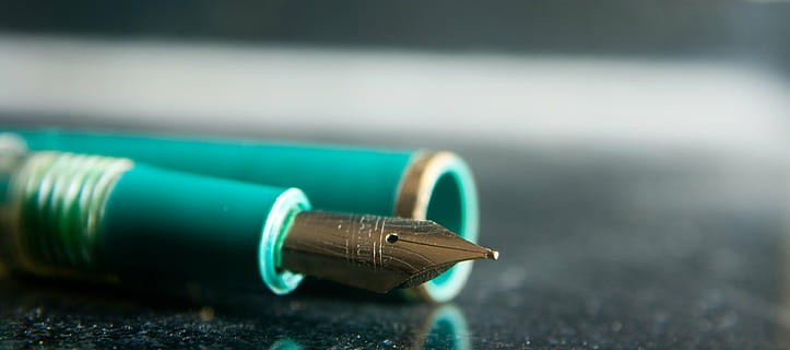 closeup photo of fountain pen, write, calligraphy, handwriting HD wallpaper