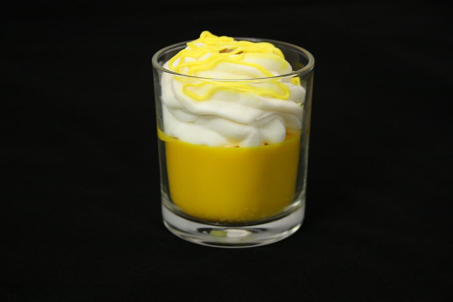 candle, shape, lemon, lemon dessert, yellow candle, glass, food HD wallpaper