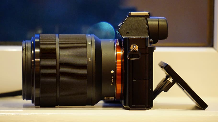 sony, camera, digital, lens, technology, video, electronic HD wallpaper