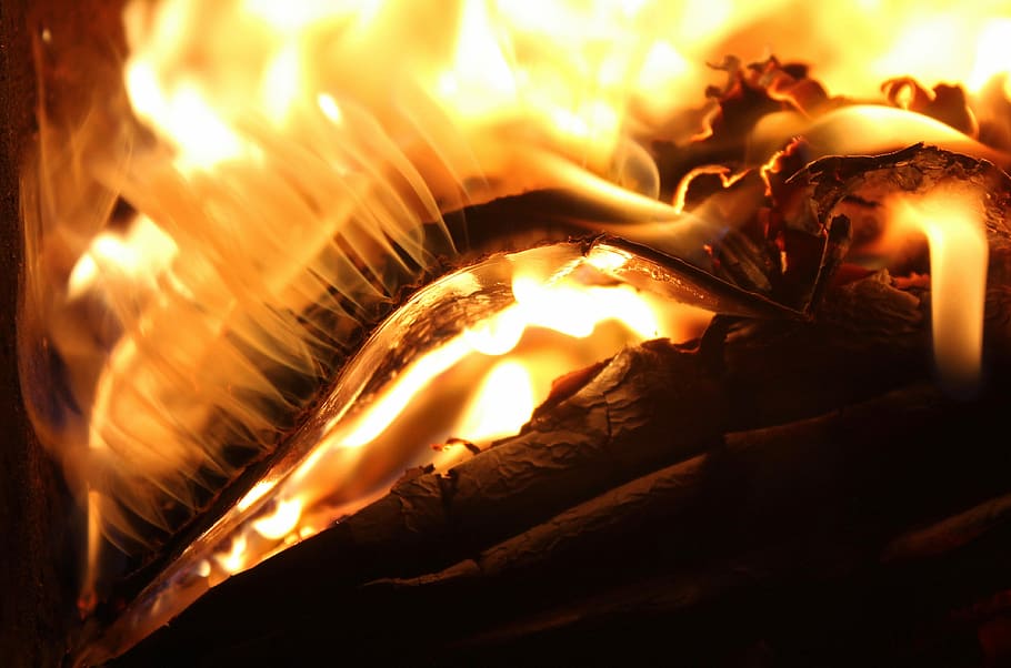 flames, fire, heat, hot, burned, glow, light, inflammatory HD wallpaper