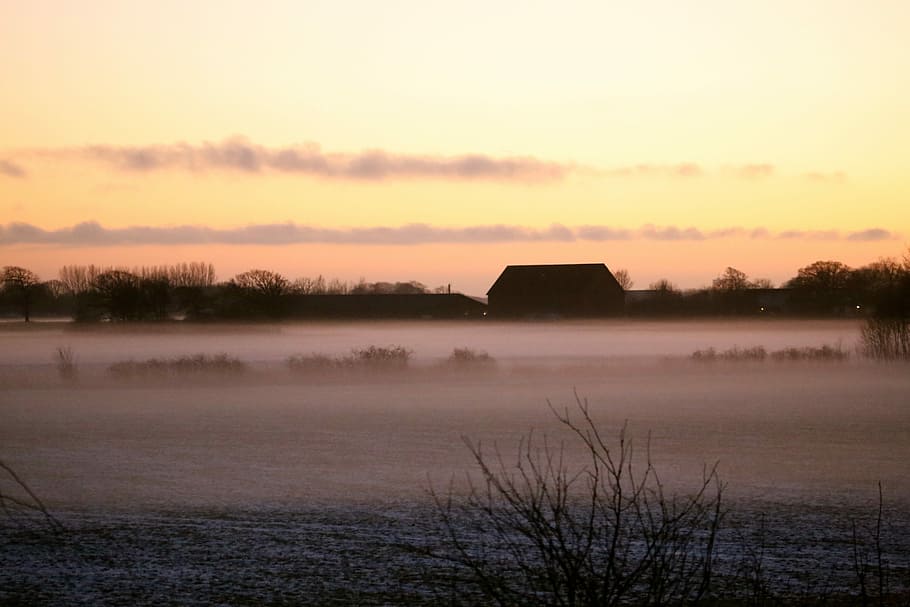 Mist, Cloud, Himmel, Sunset, Sky, built structure, outdoors HD wallpaper