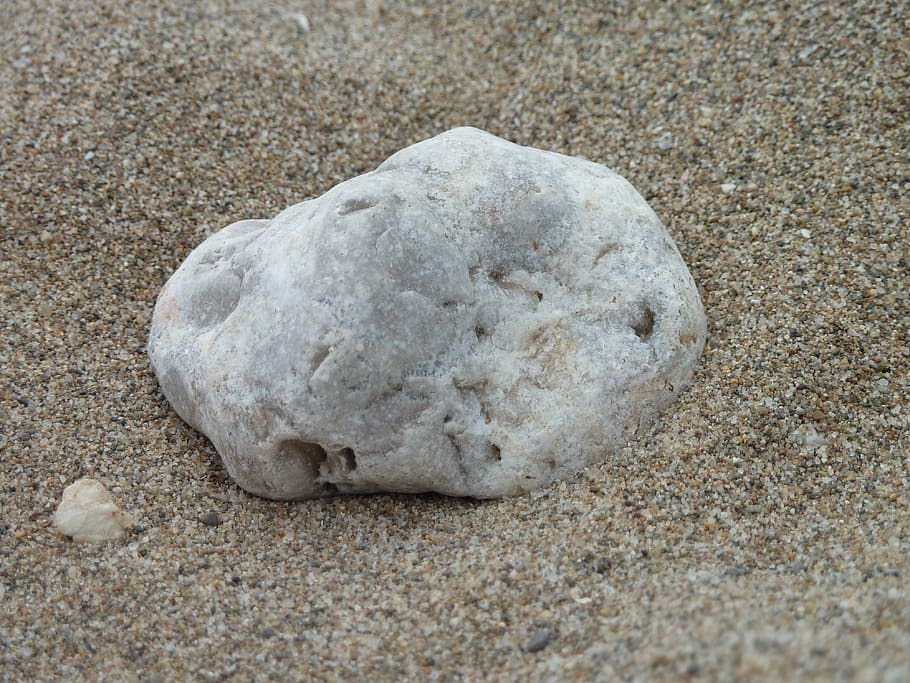stone, sand, beach, prat, llobregat, catalunya, catalonia, texture HD wallpaper