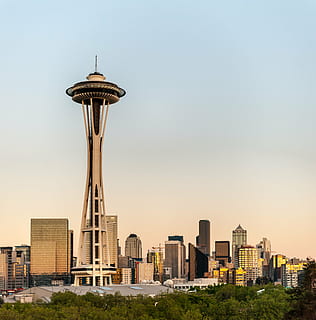 CN Tower, Toronto, Canada during daytime, space, needle, buildings HD wallpaper