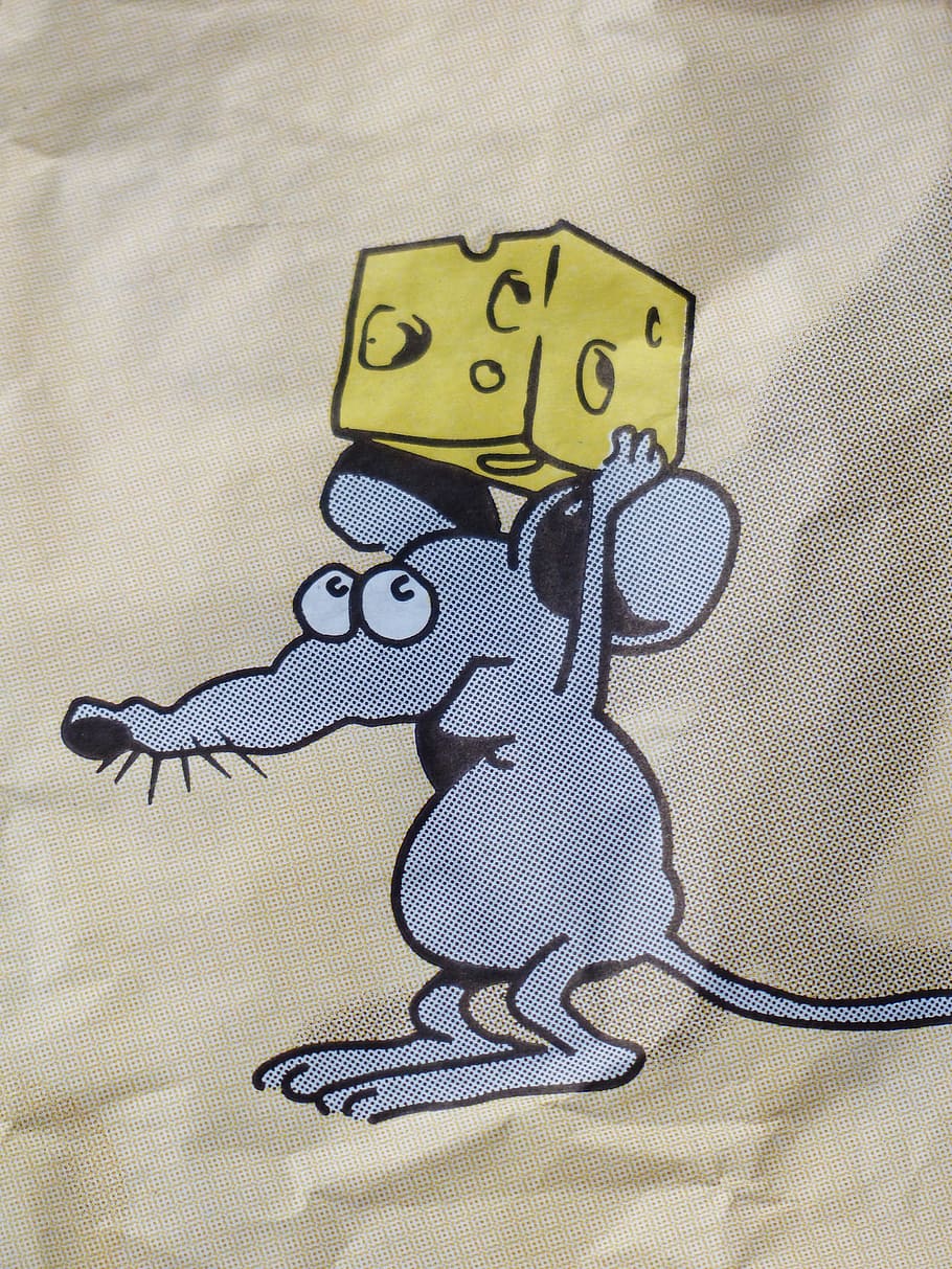 Mouse, Cheese, Stolen, High, three cheese high, comic, funny, HD wallpaper