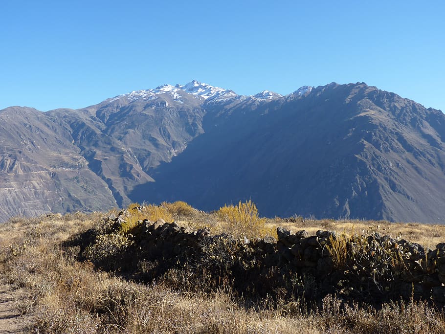 colca canyon, peru, landscape, mountain, scenics - nature, beauty in nature HD wallpaper