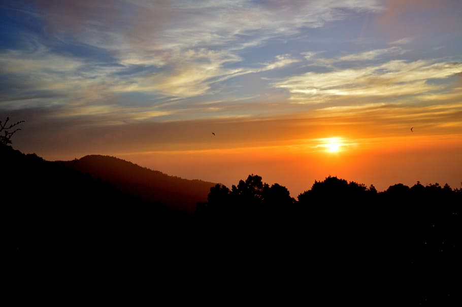 sunset, golden, light, scenic, view, nature, dusk, sky, sunrise - Dawn HD wallpaper
