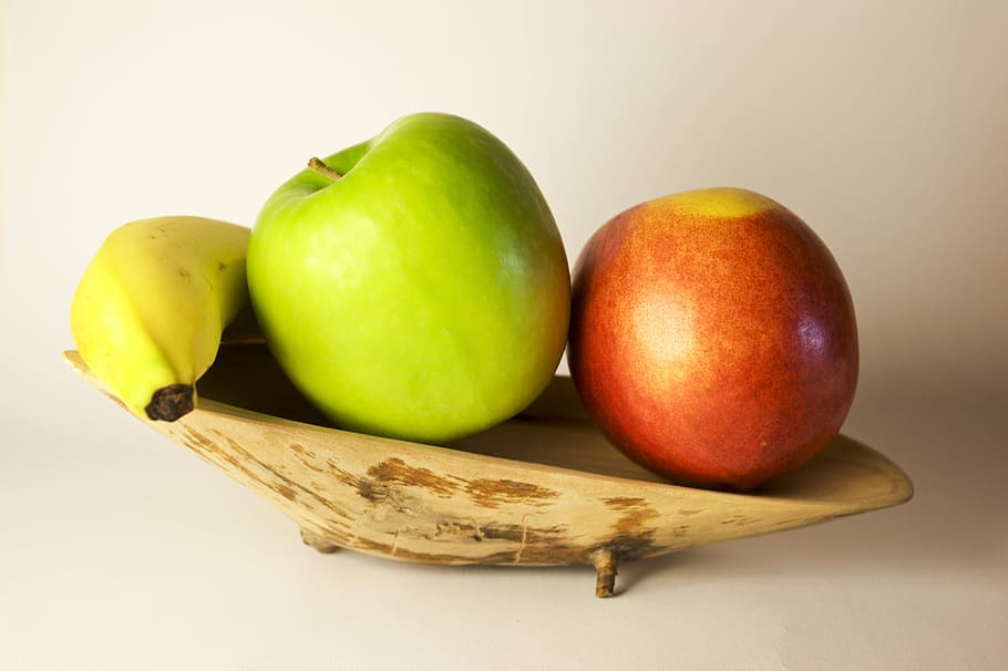 Apple, Fruit, Shell, Banana, healthy eating, food and drink HD wallpaper