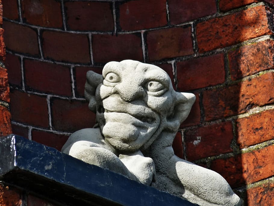 gargoyle, architecture, statue, mythical creature, europe, gothic HD wallpaper