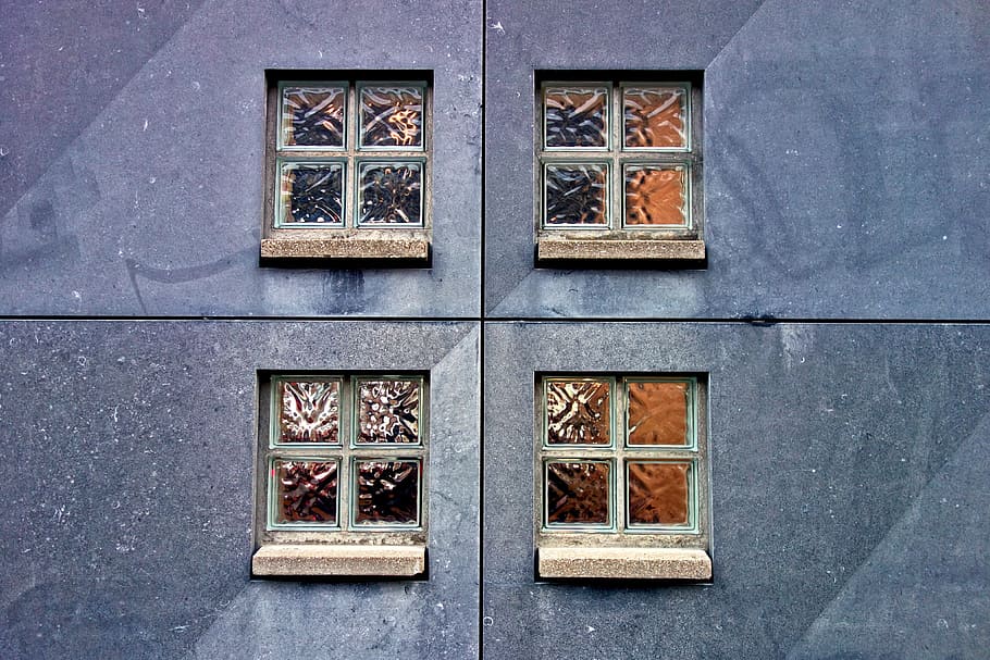 window, pane, glass, sill, window case, frame, wall, building HD wallpaper