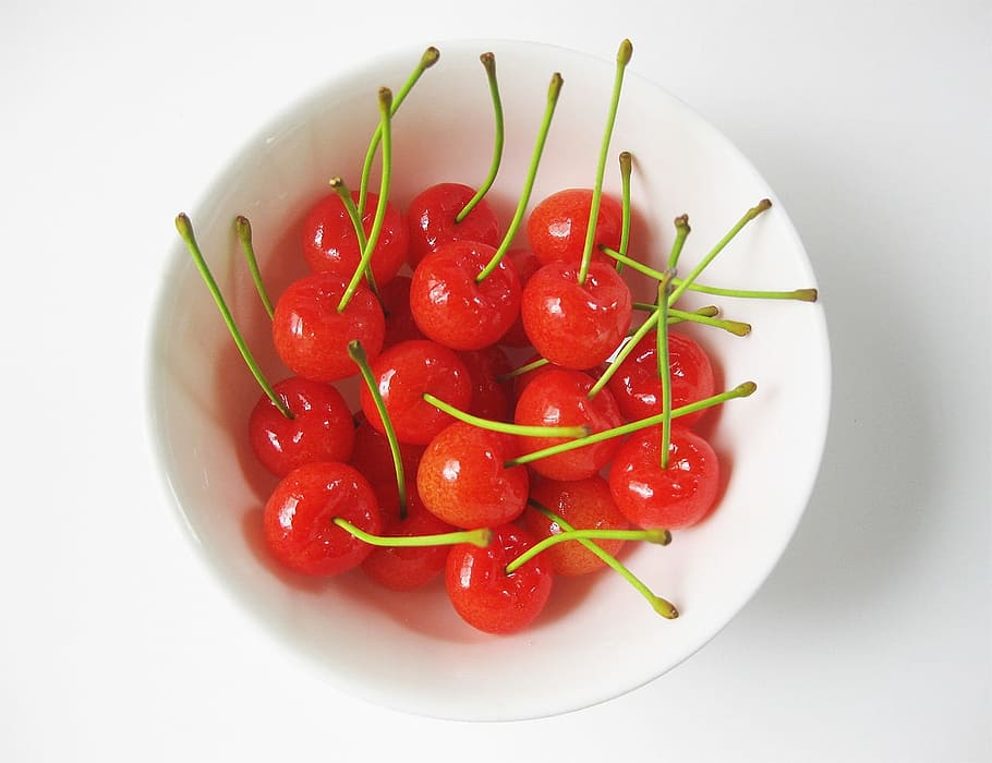 cherry, fruit, fresh, healthy, diet, natural, sweet, berry HD wallpaper