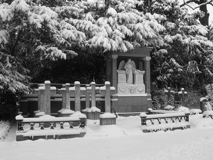 frankfurt, cemetery, memory, grave, monument, memorial, commemorate HD wallpaper
