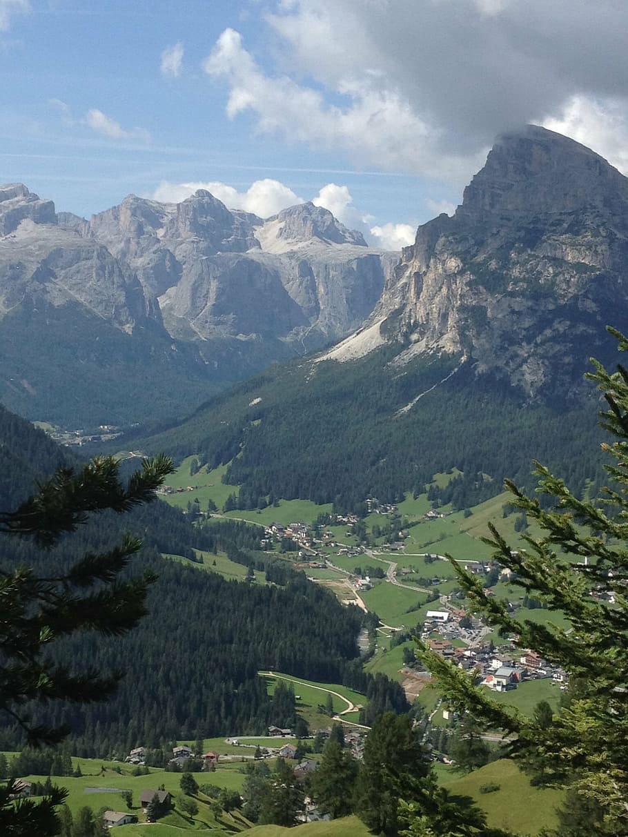mountains, landscape, altoadige, valley, nature, scenics, outdoors HD wallpaper