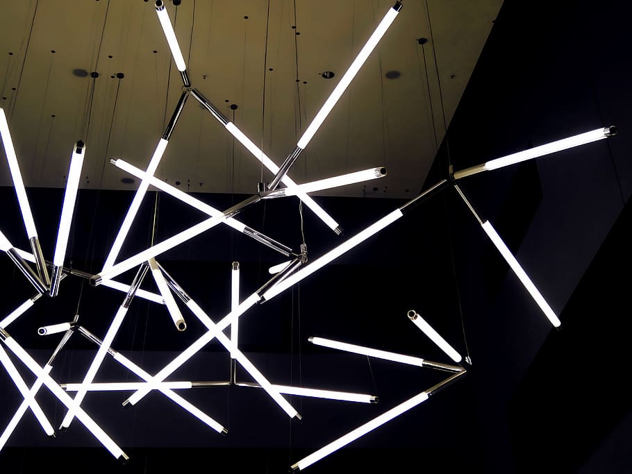 lighting, modern, architecture, pattern, no people, illuminated HD wallpaper
