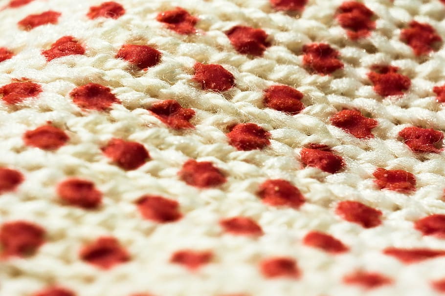 fabric, circle, white, red, light, shadow, background, fiber HD wallpaper