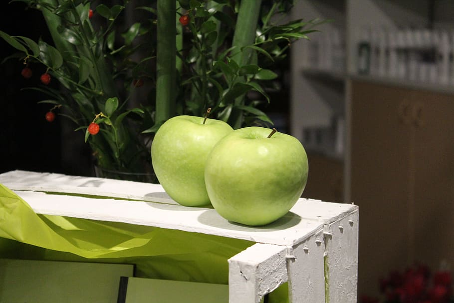 Fruit, green apples, green Color, food, no People, food And Drink HD wallpaper
