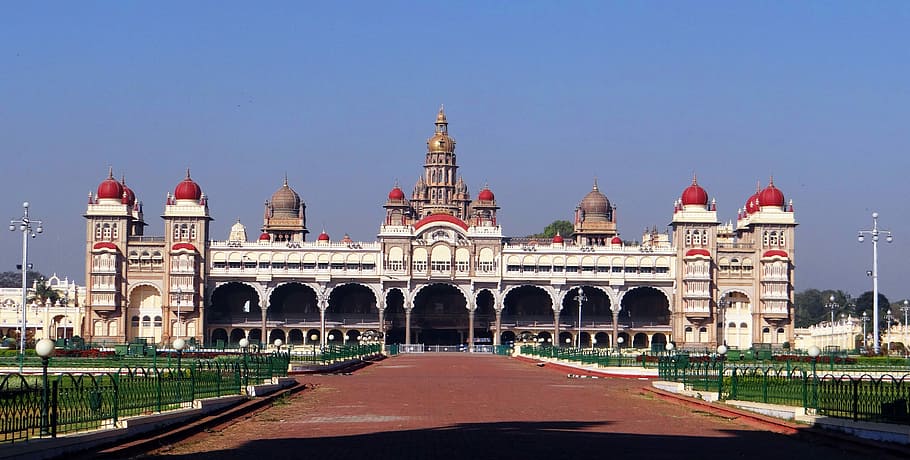 Mysore Palace in India, building, photos, landmark, public domain