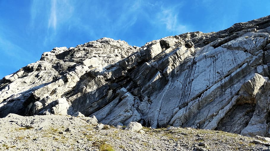 passive, rock, alpine, mountains, rock - object, solid, sky HD wallpaper
