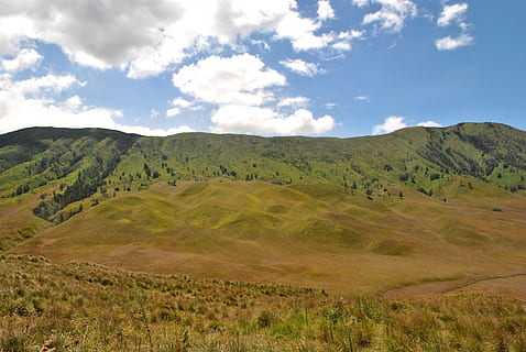 bromo, gunung, east java, indonesia, savana, mountains, hills HD wallpaper