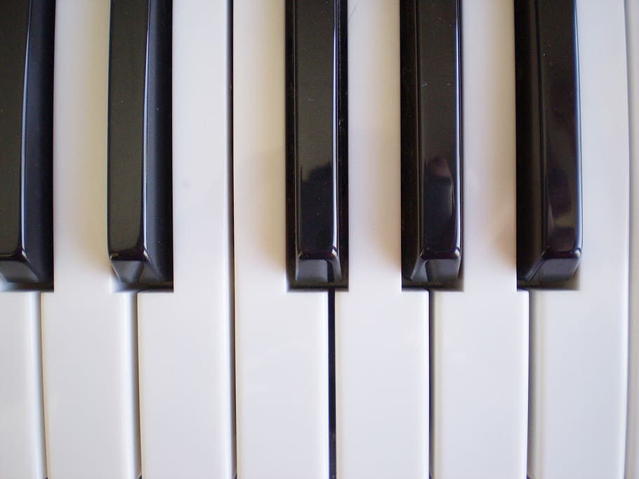 close-up photo of piano, musical, keyboard, instrument, concert, HD wallpaper