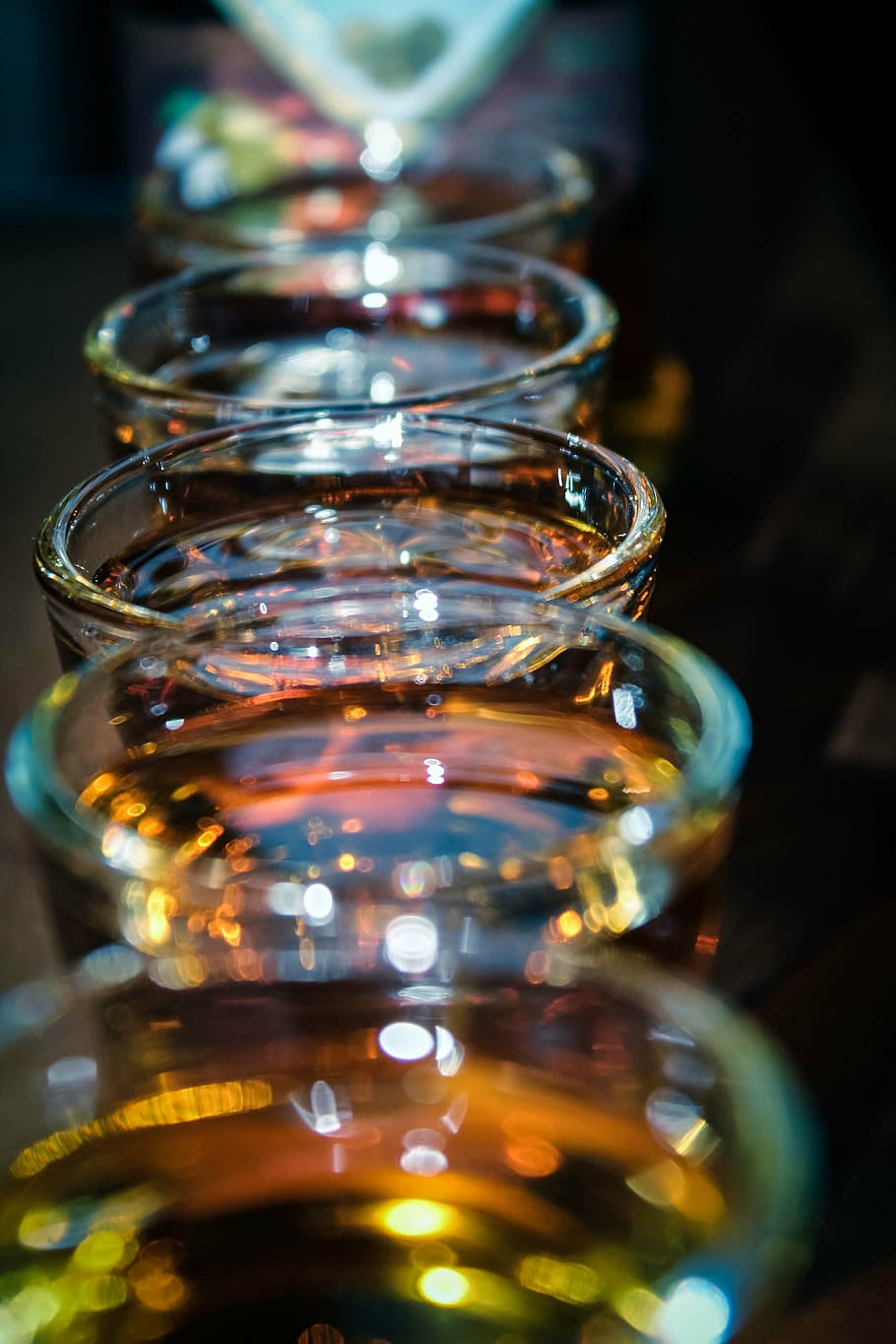 glass, lights, alcohol, drink, drinking Glass, celebration HD wallpaper