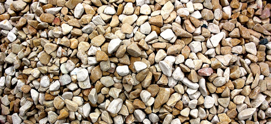 closeup photo of stones, gravel, construction, material, pebble HD wallpaper