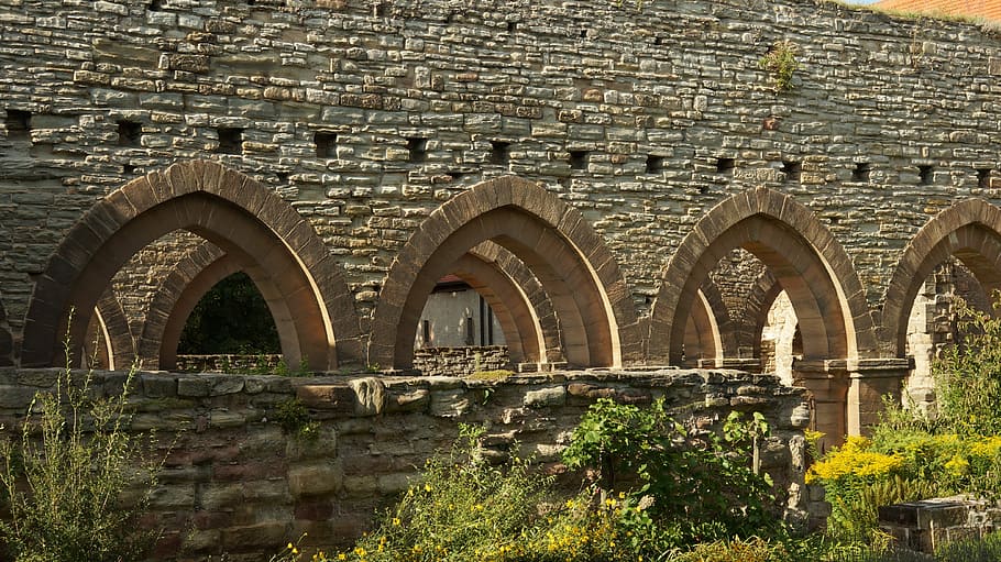 Middle Ages, Ruin, Monastery, Building, places of interest HD wallpaper