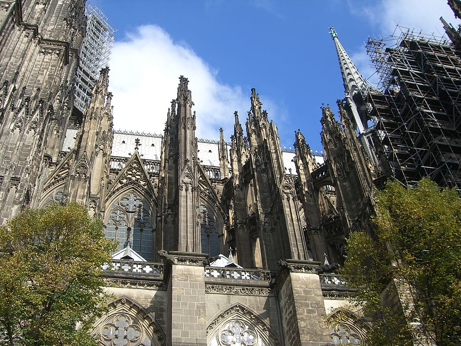 cologne, dom, facade, cologne cathedral, landmark, places of interest HD wallpaper
