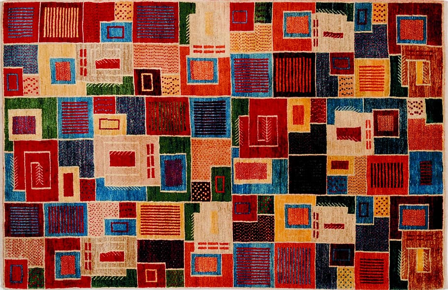 carpet, orient, hand-knotted, backgrounds, full frame, pattern HD wallpaper