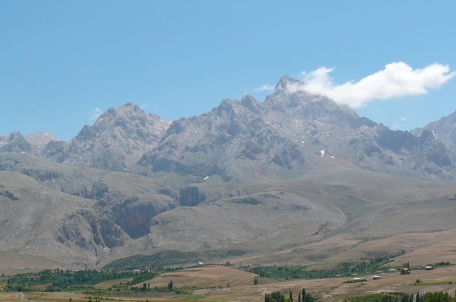 mountain, mountains taurus, turkey, sky, environment, scenics - nature HD wallpaper