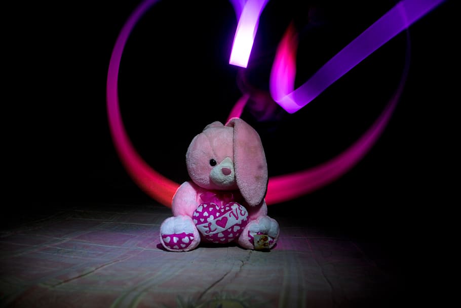 illuminated, spotlight, lamp, light painting, east java, art HD wallpaper