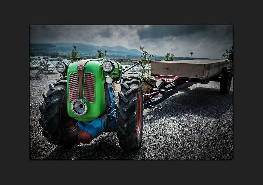 tractor, rapid, agriculture, old, land Vehicle, old-fashioned HD wallpaper