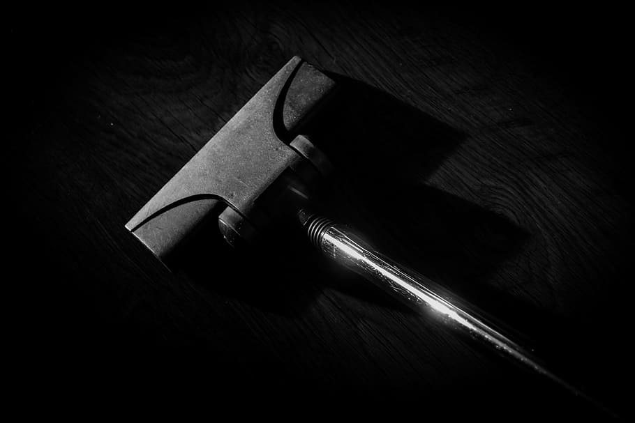 grayscale photography of pen, vacuum cleaner, vacuuming, cleaning, HD wallpaper