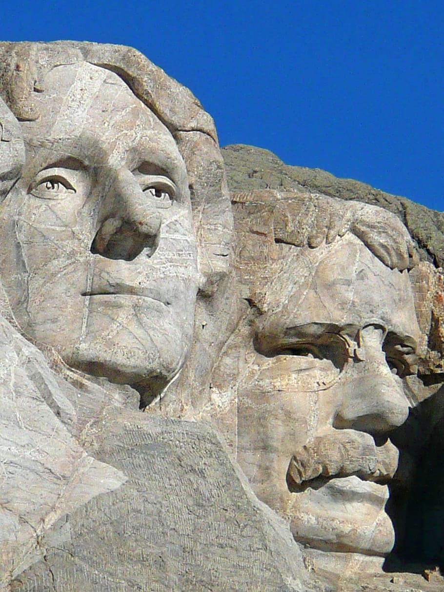 Mount Rushmore, National Monument, memorial, rock, thomas jefferson, HD wallpaper
