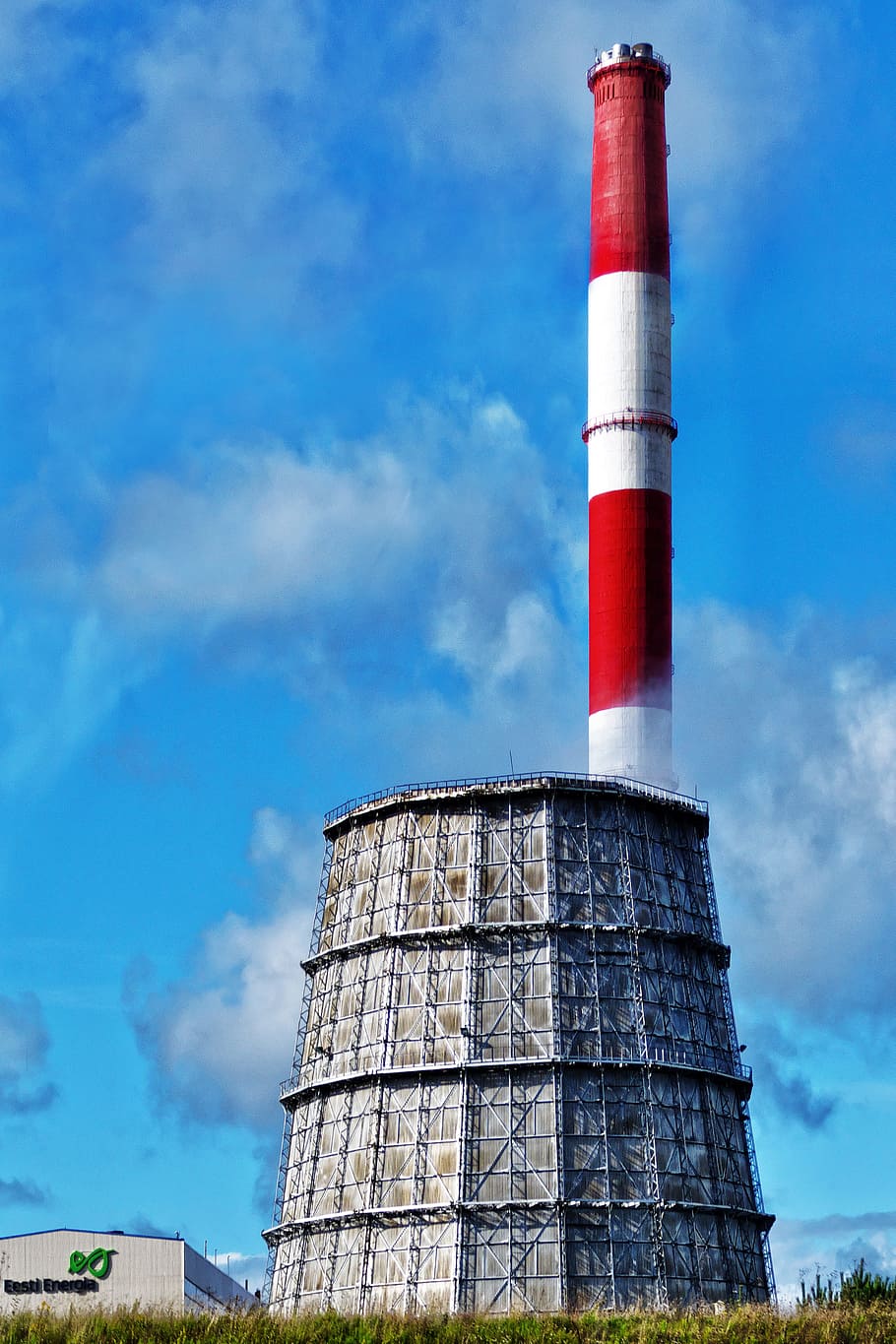 cooling tower, chimney, power plant, energy, snapshot, electricity, HD wallpaper