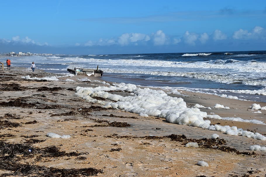 ocean debris, hurricane irma, destruction, damage, beach, sand HD wallpaper