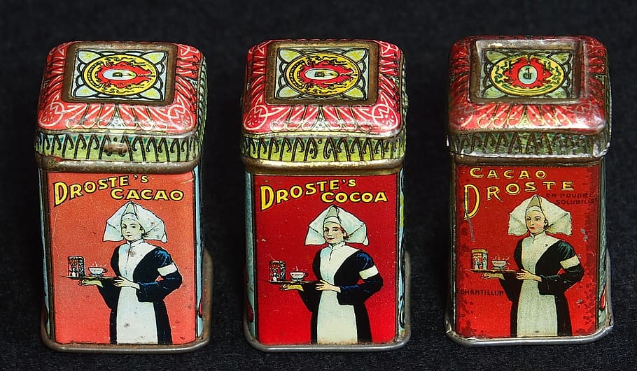 cacao, container, box, tin, food, package, old, product, no people HD wallpaper