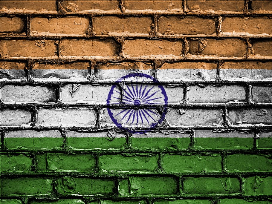 flag of India, banner, nation, emblem, country, national, patriotic, HD wallpaper