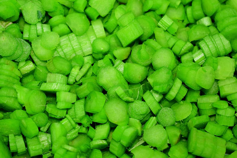 Sliced Vegetable, Green Background, vegetable before cook, kitchen HD wallpaper