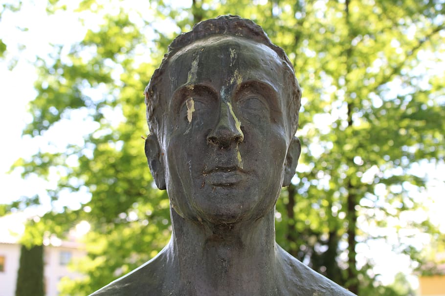 nature, tree, sculpture, statue, art and craft, human representation HD wallpaper