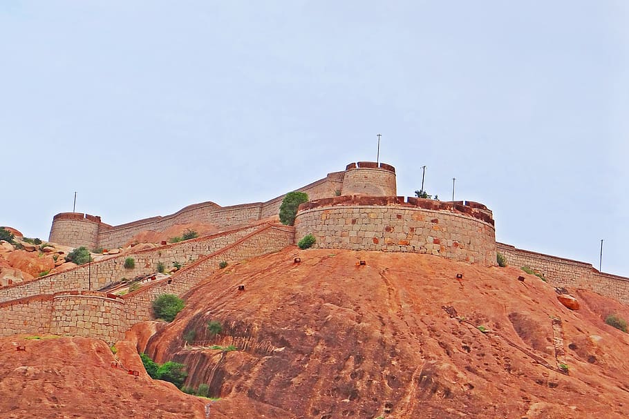 Bellary Fort, India, Karnataka, Holiday, travel, citadel, fortification, HD wallpaper