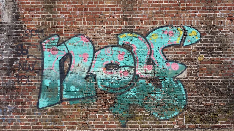graffiti, stone, wall, grunge, background, street, urban, brick wall HD wallpaper