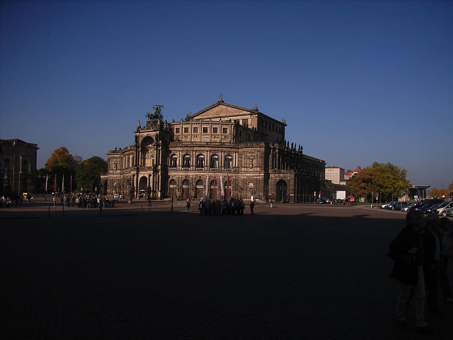 dresden, opera, old town, construction art, architecture, historically HD wallpaper
