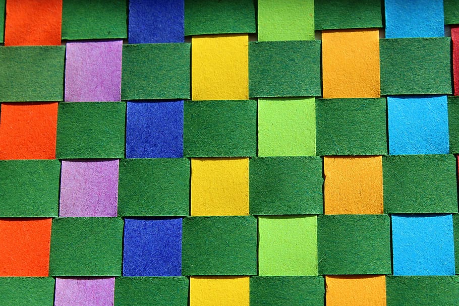 untitled, braid, paper, colored stripes, interspersed, child's play HD wallpaper