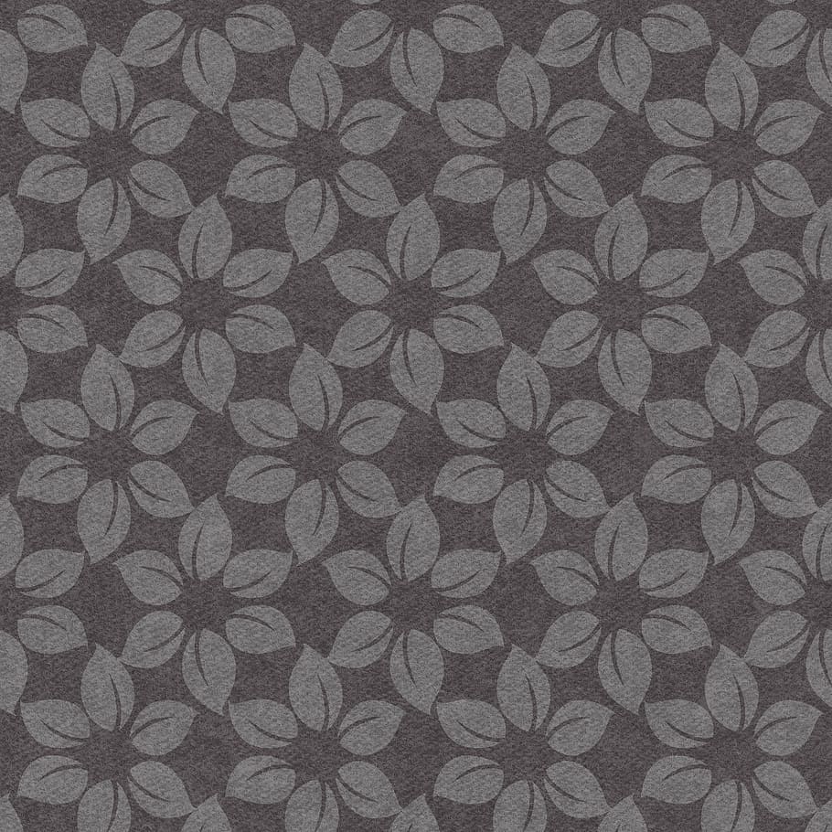 background, flower, gray, pattern, backgrounds, design, full frame HD wallpaper
