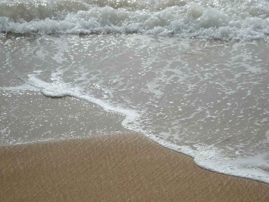 Tides, Sand, Waves, beach, sea, water, no people, sport, aquatic sport HD wallpaper