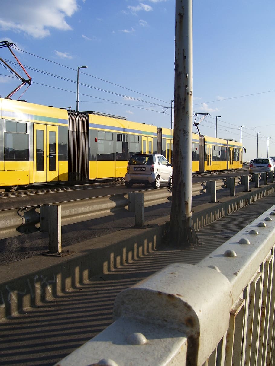 budapest, bridge, electric, transportation, mode of transportation HD wallpaper