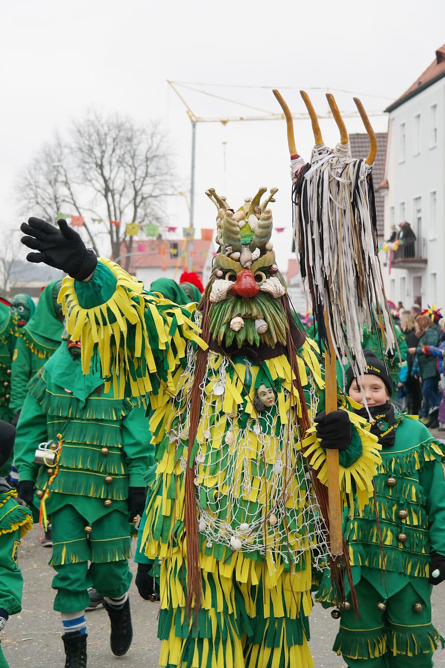 Carnival, Mask, Panel, Neptune, Sea God, masks, street carnival
