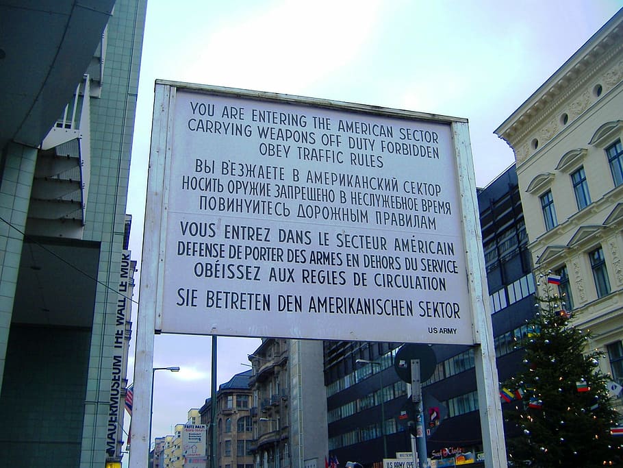 checkpoint charlie, berlin, berlin border, germany, deutschland HD wallpaper