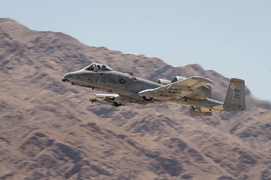 a-10 thunderbolt ii, nellis air force base, united states air force, HD wallpaper